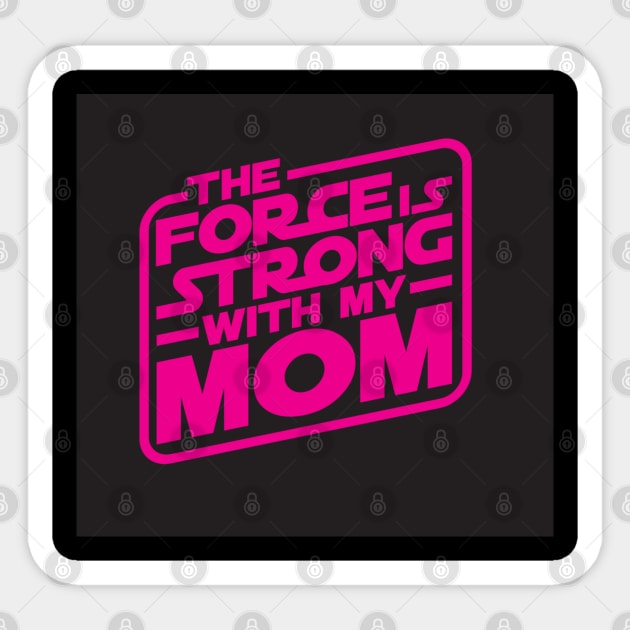 THE FORCE Sticker by MatamorosGraphicDesign